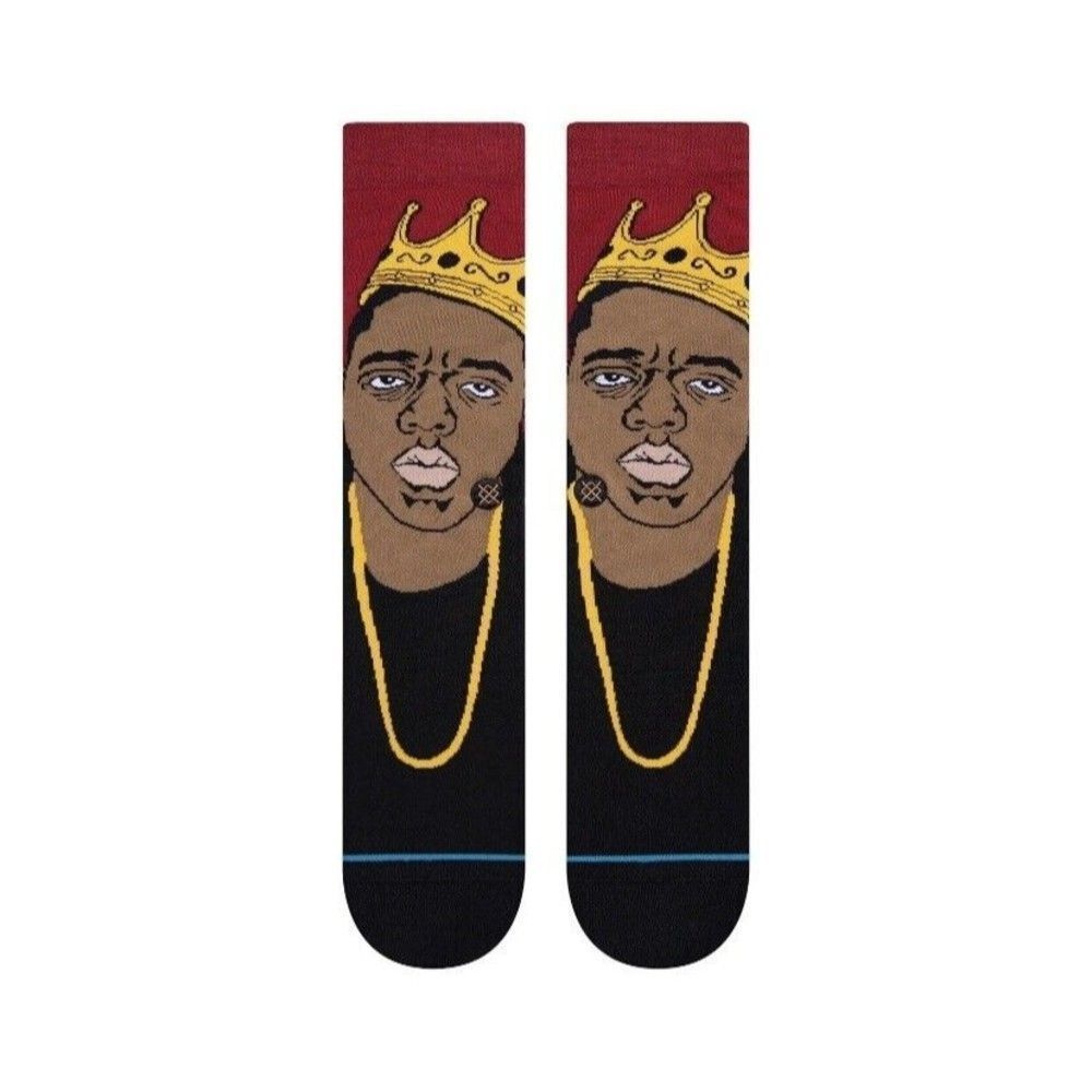 Stance The Notorious Big Biggie Resurrected Crew Socks Medium
